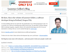 Tablet Screenshot of laurencegellert.com